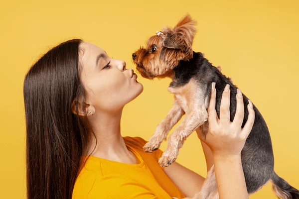 ¿Debería besar a mi mascota?